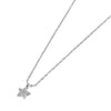 Rhinestone Moon Star Heart Pendant Necklace Stainless Steel Zircon Daily Necklace for Women - Image 8