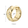 Gold Color Big Hoop Earrings for Women Zircon Star Round Circle Piercing Earrings Party Jewelry Accessories - Image 20