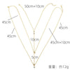 Sexy Metal Zircon Chest Chain for Women Simple Gold Color Double Layered Shell Pendant Waist Chain Party Jewelry Accessories - Image 4