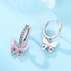 Earrings For Women Silver Butterfly Snowflake Earrings Cubic Zircon Ear Studs Silver Jewelry Gifts - Image 3