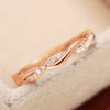 Fancy Women's Finger Ring Twist Band with Sparkling Cubic Zirconia Wedding Engagement Rings Versatile Jewelry - Image 11