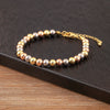 Classic Simple Copper Round Bead Bracelet Gold/Silver/Rose Color Women Adjustable Bangle Jewelry Accessories Birthday Gift - Image 3