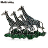 Retro Giraffes Brooches For Women Men 2-color Enamel Lovely Animal Party Casual Brooch Pins Gifts - Image 2