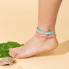 Boho Women Handmade Woven Multilayer Anklet Weaving Bracelet On The Leg Braid Rainbow Thread Rope Beach Barefoot Foot Jewelry - Image 3