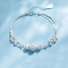 6Pcs Silver Rhinestone Bracelets for Women Girls Korean Sparkling Starry Sky Charm Bracelets Party Jewelry - Image 10
