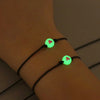 2Pcs Promise Couple Bracelets for Women Men Simple Luminous Heart Beaded Braided Bracelet Bangles Friendship Aesthetic Jewelry - Image 2