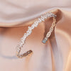 Three-Piece Open Bangle Set with Cubic Zirconia Accents - Image 13