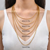 1mm 2mm Round Snake Chain Necklace for Women Stainless Steel Link Chain Choker Necklace Jewelry Gifts 40/45/50/60/70cm - Image 1