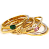 Zircon Stainless Steel Bracelet For Women Geometric Leaf Rhinestone Shell Bangles Couple Jewelry - Image 3