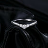 Marquise Cut Ring with Clear Stone Accents - Image 3