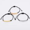 10Pcs/Lot Curved Strip Charm Bracelets Mirror Polish Stainless Steel Adjustable Bracelets For Women's Christmas Jewelry - Image 1