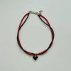 Heart Pendant Necklace with Crystal and Imitation Pearl Details - Image 5