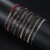 Paper Clip Chain Tennis Bracelet for Women Colorful 2.5mm Zircon Charm Bracelet Hand Chain Y2K Accessories Gift Jewelry - Image 5