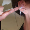 Sparkling Asymmetric Zircon Star Moon Ear Clip for Women Without Piercing Cross Tassel Ear Cuff Clip Earrings Wedding Jewelry - Image 10