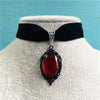 Gothic Vampire Cameo Pendant Choker Velvet Necklace for Women Pagan Witchcraft Jewelry Female Gifts Creative Punk Choker - Image 19