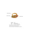 Size 678 Stainless Steel Colorful Zircon Round Ball Drop Charm Ring for Women Handmade Finger Jewelry - Image 6