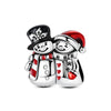 Silver Charm Pendant Christmas Stocking Cat Gingerbread Man Reindeer Bead Fit Bracelet Bangle Woman Jewelry - Image 31