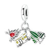Silver Charms Beads Luminous Whale Shark Heart Dolphin Starry Sky Fish Charm Fit Bracelet Jewelry Gift - Image 18