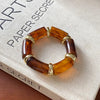 Multi-style Leopard Print Bamboo Tube Acrylic Stretchy Bracelets for Women Men Retro Resin Beaded Bangles Stack Jewelry Gift K1 - Image 30