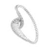 Golden Plated Brass Bracelet With Zirconia Earrings And Ring Collection Style Ladies Jewellery - Image 11
