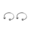 2Pcs 6/8/10mm Stainless Steel Zircon Piercings Earrings Horseshoe Ring Piercing Nose Ear Belly Rings Body Jewelry For Women/Men - Image 17