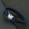 Mens Bracelet Double Layer Spring Buckle 4mm Nylon Rope Braclet Leisure Accessories Hiphop Braslet Gift For Him - Image 10