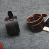 Classic Men Wide PU Leather Bracelet Black Brown Wide Cuff Bracelets Bangles Vintage Punk Wristband Men Jewelry Gift - Image 1