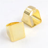 20mm 5pcs Classic 6 Colors Plated Brass Square Adjustable Ring Settings Blank/Base,Fit 20mm Glass Cabochons,Buttons;Ring Bezels - Image 5
