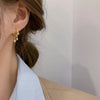 Small Simple Rhinestone Star Ear Buckle Hoop Earrings For Women Punk Cross Moon Sun Star Earring Party Jewelry - Image 4
