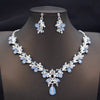 Colorful Waterdrop Necklace and Earring Set with Multiple Stone Colors - Image 6