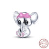 Charms Beads Pendant Silver Vintage Pattern Elephant Charms Fit Bracelet Pendant Women Jewelry Gifts - Image 11