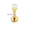 Titanium Circle Dot Flat Disc Stud Earring 16G Round Disc Cartilage Helix Tragus Earlobe Nose Stud Jewelry - Image 12