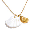 Summer Ocean Style Shell Starfish Conch Pendant Necklace Gold Color Plated Charm Jewelry Gift - Image 12