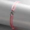 Two Oval Rings Interlock Steel Rope Bracelet - Image 11