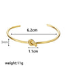 Stainless Steel Bracelets Vintage Men's Woven Twist Texture Bangles For Women Jewelry Statement Streetwear Goth Gifts - Image 6