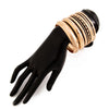 Twisted Metal Bangle Set in Gold-Tone or Silver-Tone - Image 20