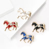 Classic Rhinestone Horse Brooches for Women Zodiac Animal Lapel Pins Casual Party Accessories Year Gifts Friends - Image 4
