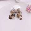 Fairy Gradient Blue Color Resin Butterfly Wings Drop Dangle Earrings for Women Girls Rhinestone Glitter Pendant Earring - Image 9