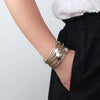 Boho Glitter Filled Slim Strips Leather Bracelet for Women Cute Stars Multilayer Wrap Bracelets Charm Jewelry - Image 2