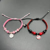 Spider Kitty Charm Bracelets Rope Heart Magnetic Matching Bracelets for Couples Crystal Beaded Bracelet Halloween Jewelry - Image 12