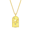 Silver Lucky The Twelve Zodiac Signs Golden Disc Pendant Necklace For Women Jewelry Birthday Gift - Image 20