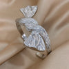 Stainless Steel Zircon Creative Bangles Bracelets For Women Bowknot Leaf Twist Wristband Wide Jewelry - Image 17