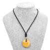 Bohemian Style Stone Hole Bead Round Penda Necklace Tiger Eye Rose Quartz Amethyst Necklacent Jewelry Men and Women - Image 6