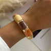 Hip Hop Punk 9 Colors Enamel Wide Bangles For Women Men Exaggerated Gold Color Bangles Bracelets Gift Jewelry - Image 7
