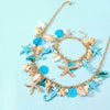 Adjustable Beaded Bracelet with Shell and Starfish Motifs - Image 20
