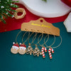 12/20 Pair Christmas Earring Set For Women Shiny Crystal Zircon Snowflake Elk Bowknot Elk Xmas Tree Earring Year Gifts - Image 8