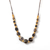Colorful Distressed Retro Irregular Ceramic Beads Gift Neckalce artware Antique Necklaces Pendants For women # - Image 8