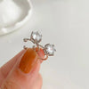 Elegant Shiny Synthetic Zirconia Hoop Earrings Adjustable Non Piercing Ear Clips for Women Daily Wear Party Banquet Jewelry Gift - Image 3