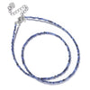 Blue Lapis Lazuli Bead Necklace 2MM Small Agates Sodalite Turquoises Semi-Precious Choker Jewelry Gift - Image 26
