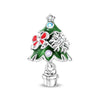 Silver Christmas Charms Santa Reindeer Sleigh Bell Gingerbread Tree Stocking Candy Cane Pendant Fit Bracelet Jewelry Gift - Image 24